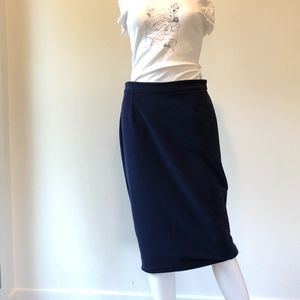 Navy skirt